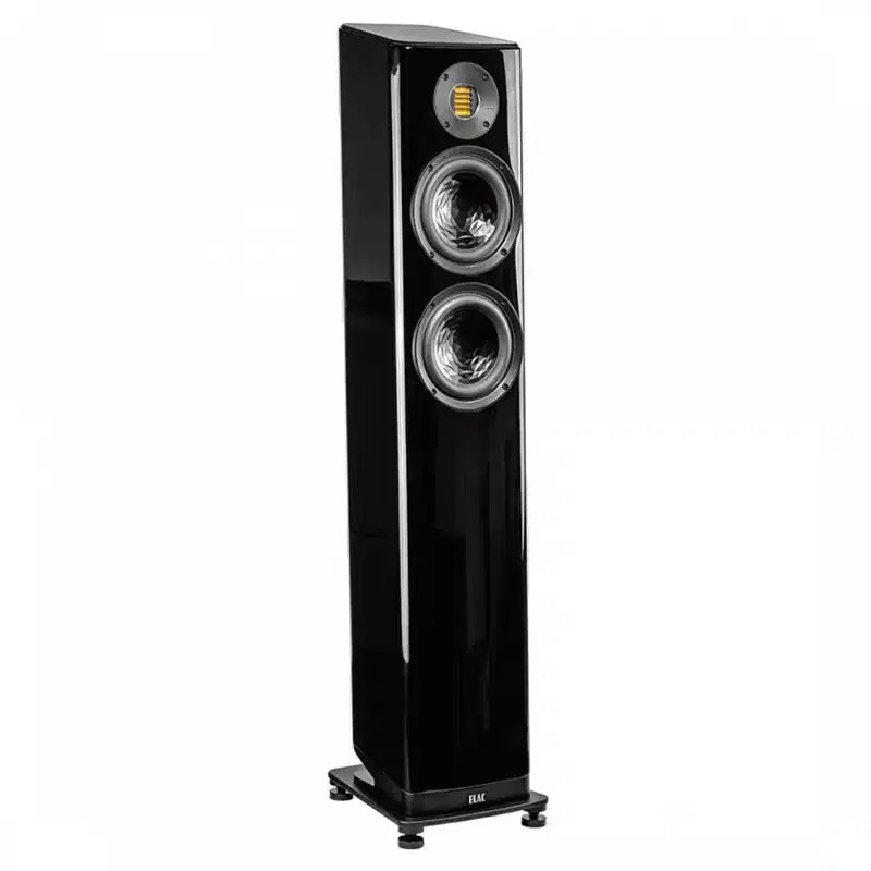 Elac VFS407.2-GB - 6 2.5-Way Floorstanding Speaker - Gloss Black, Sold Individually