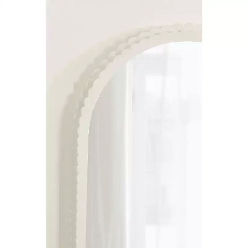 Specchio ad arco in legno Scallia Kate and Laurel, bianco, 20x30