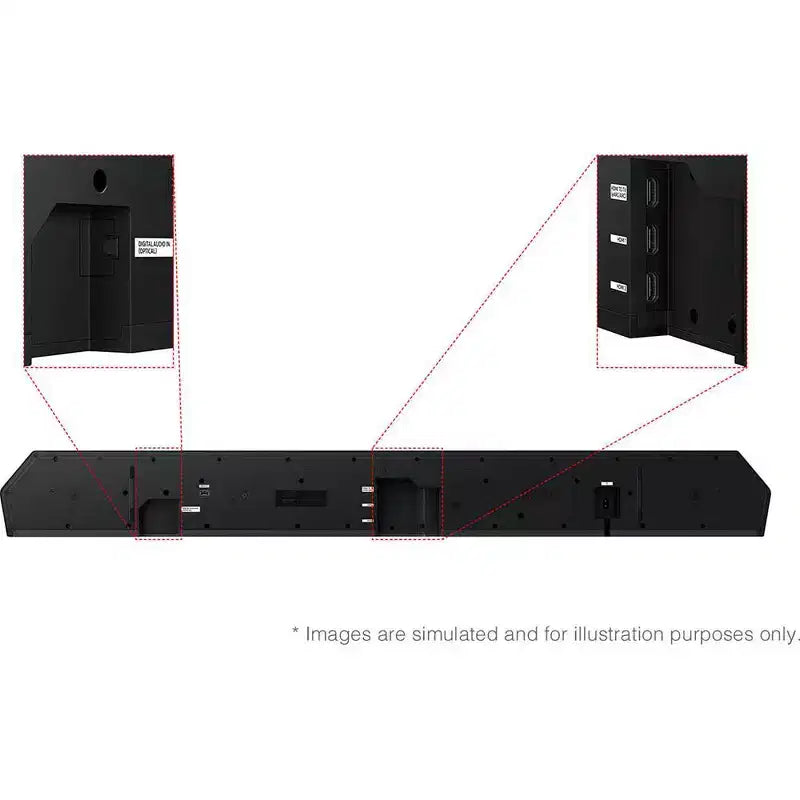 Soundbar Samsung Serie Q HW-Q990F 11.1.4 canali con Subwoofer e Altoparlanti Posteriori