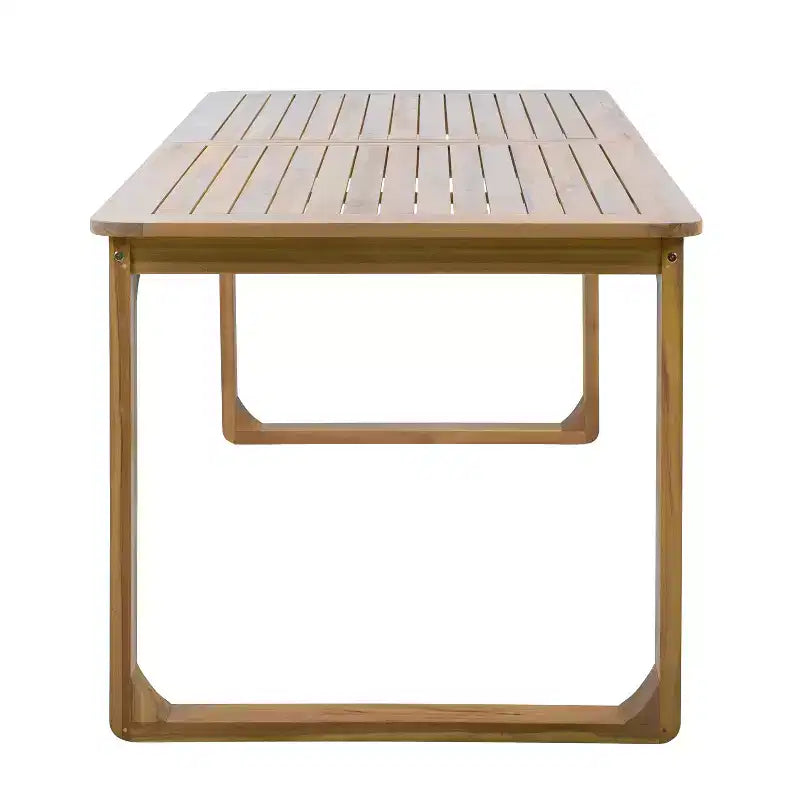 Christopher Knight Home Chasel Set da Pranzo da Esterno Moderno in Legno di Acacia a 5 Pezzi con 4 Sedie da Pranzo in Corda