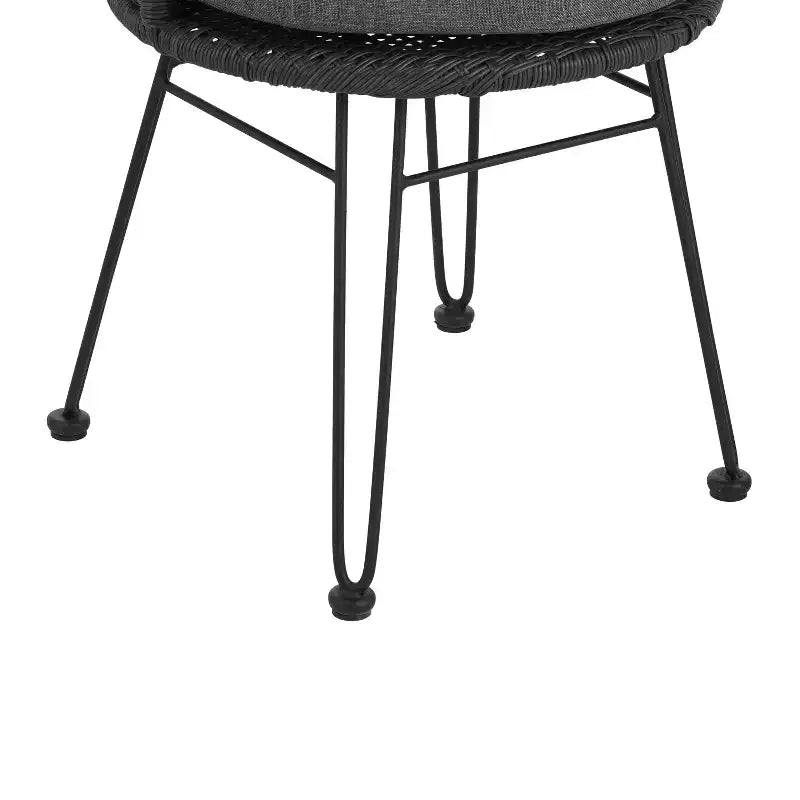 Christopher Knight Home Dominca 9 Piece Patio Boho Iron Rattan Dining Set with Cushions