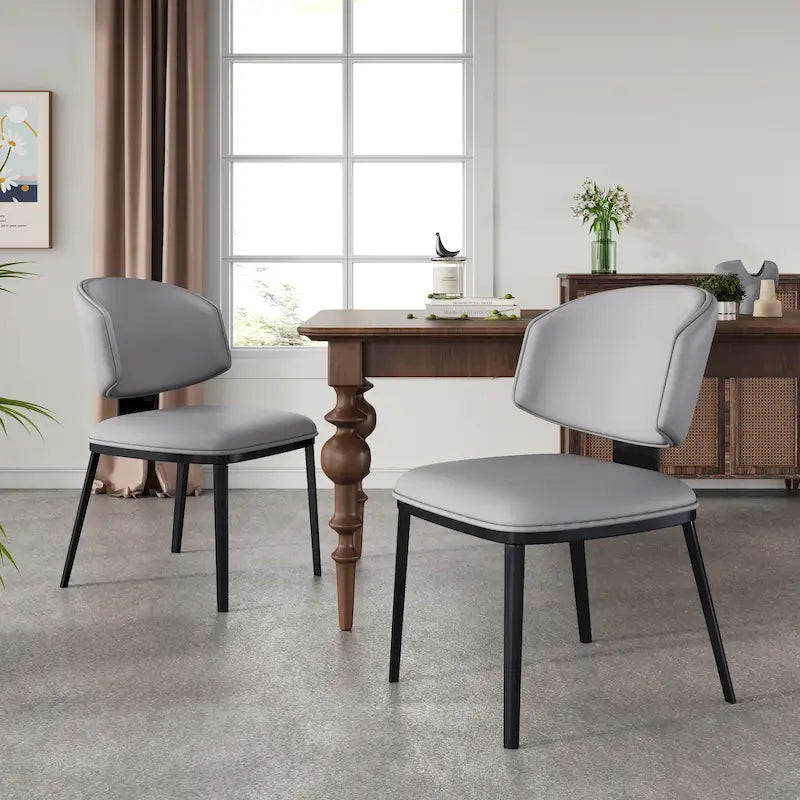 Christopher Knight Home - PU Leather Upholstered Dining Chairs