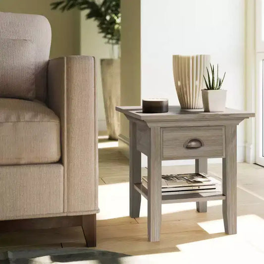 19 Mansfield Solid Wood End Table - Wyndenhall