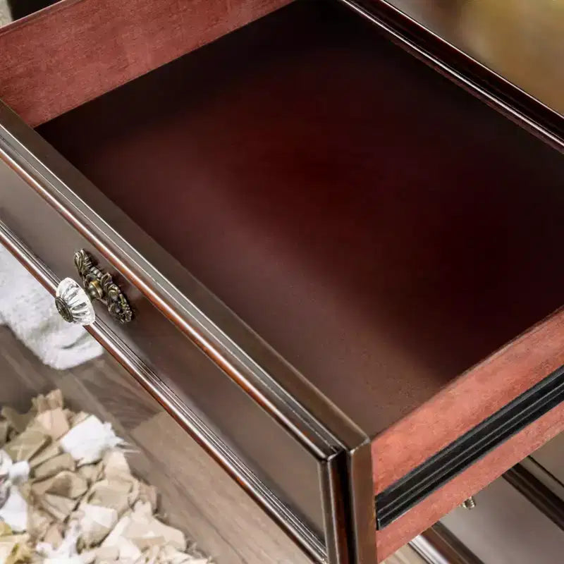 Pennings 3 Drawer Nightstand with Bun Feets - HOMES: Inside + Out