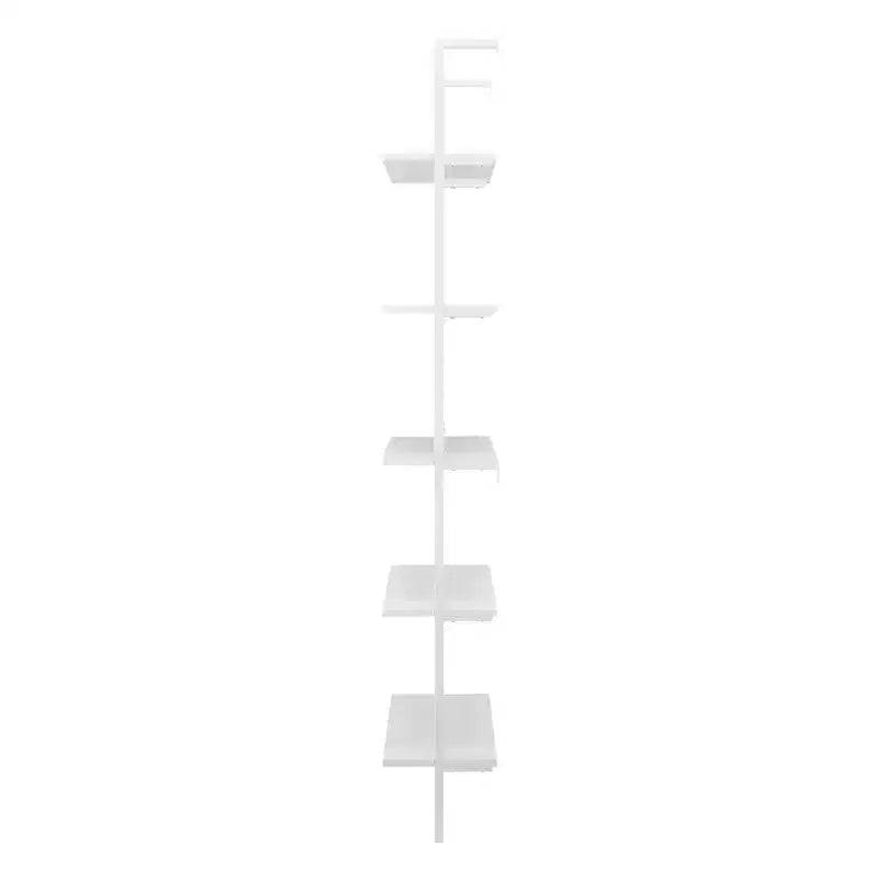 68.5 Everett 5 Tier Open Display Wall Mount Ladder Shelf - Danya B.