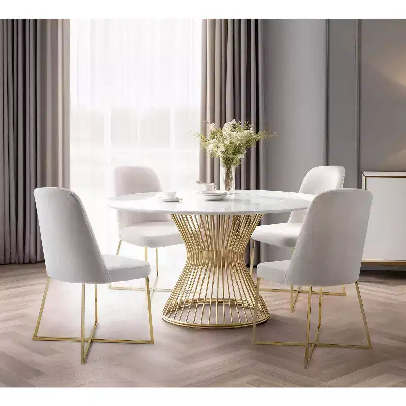 Well Woven Rachelle Velvety Soft Modern Accent Chairs With Metal Legs - Perfect for Vanity, Living Room,Office, Dining Room