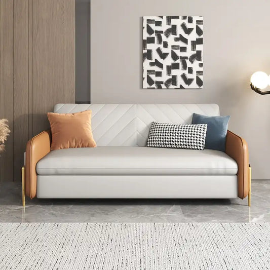 JASIWAY 67 in. Width Modern Pull Out Queen Size Sofa Bed