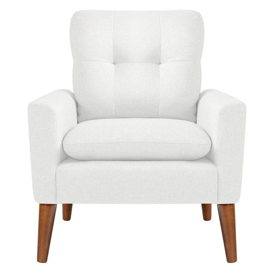 Homall Accent Chair Modern Fabric Upholstered Arm Chair Wood Legs Lounge Chair for Living Room