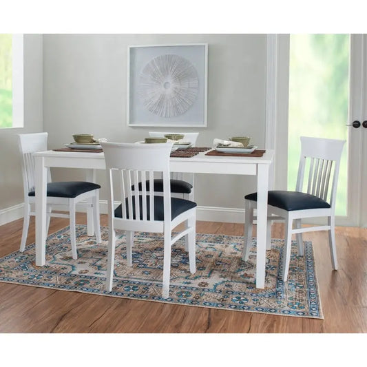 Linon White Wyeth Chair (Set of 2)