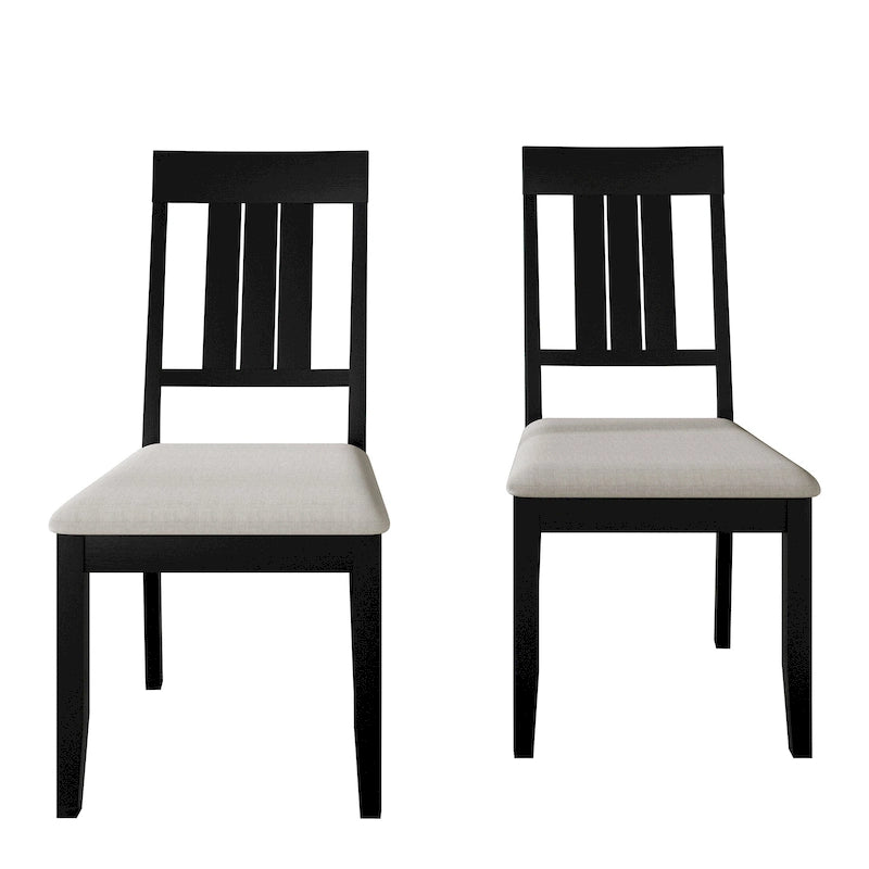 CraftPorch Classic Wooden Dining Chairs (Set of 2) - N/A