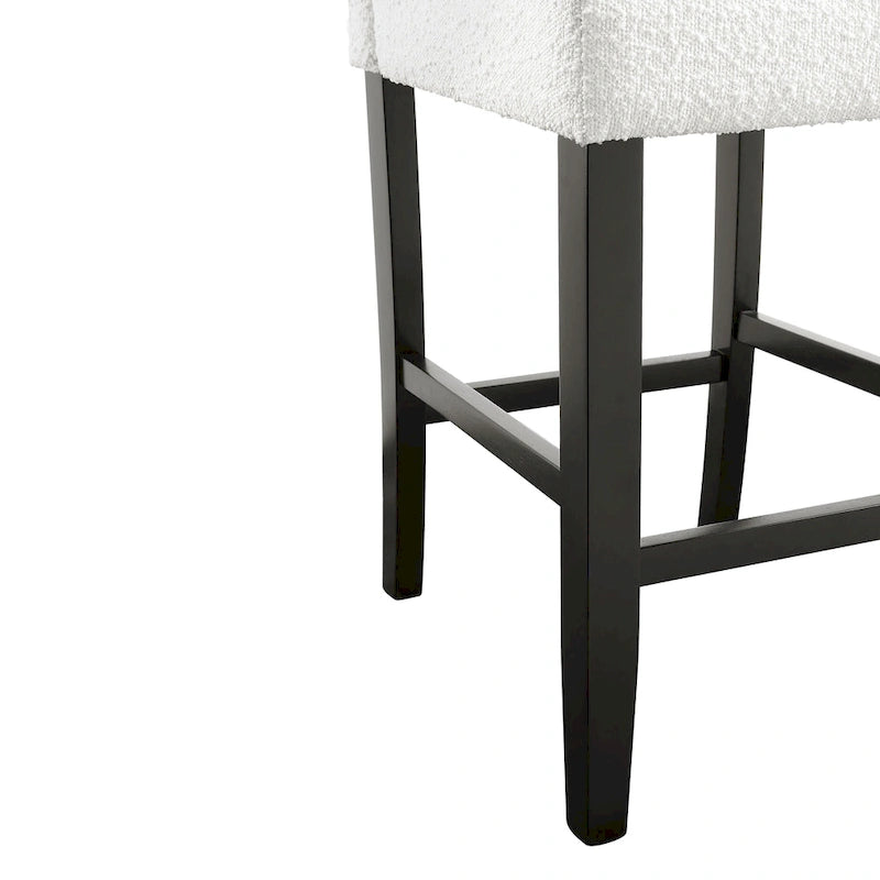 Strick & Bolton Lange Modern Upholstered Counter Height Chair (Set of 2)