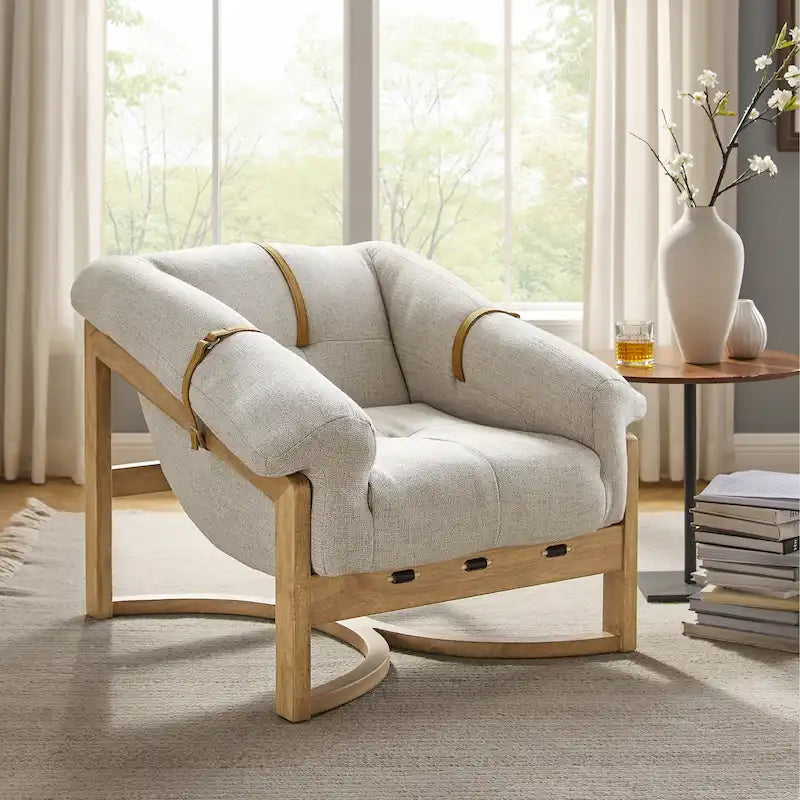 Art Leon Genuine Leather Lounge Chair