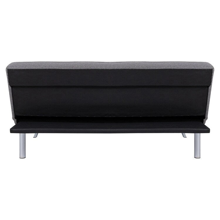 Madison Modern Comfort Futon Sofa Bed, Tufted, Convertible, Linen Fabric, 750 lbs Weight Capacity