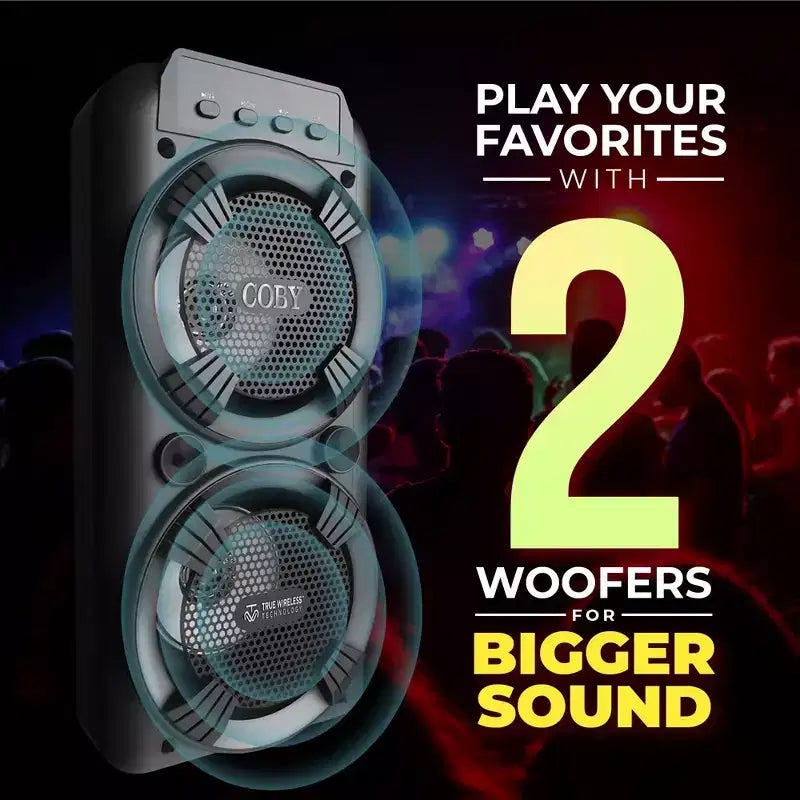 Coby Karaoke Set True Wireless Party Speaker