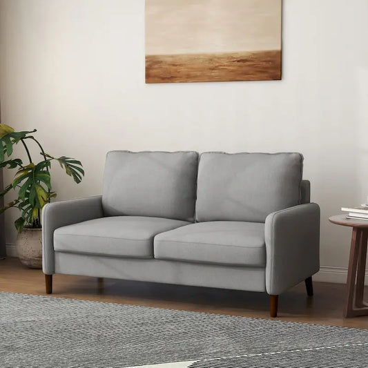 Living Room Loveseat Linen Sofa