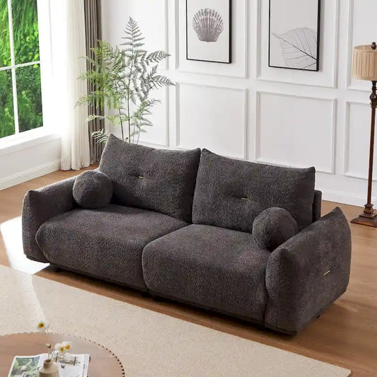 Lamb's wool 2-seater sofa