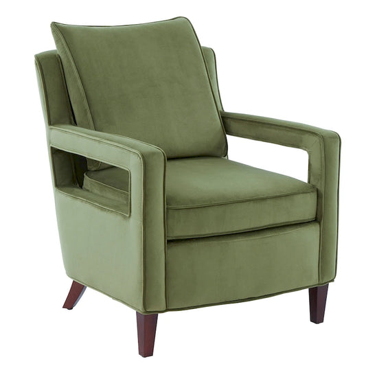 Velvet Accent Arm Chair