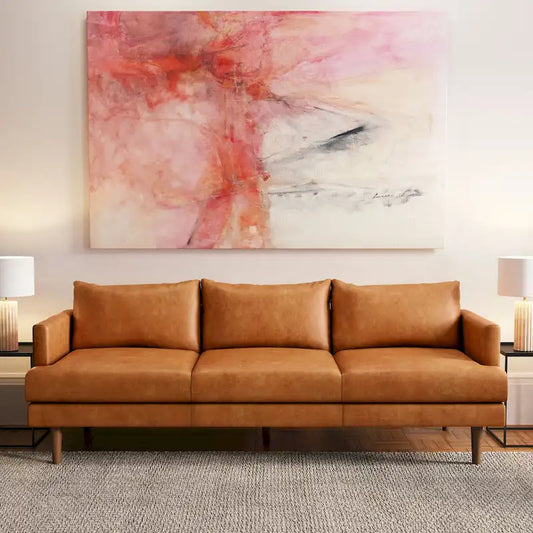 Poly & Bark Girona 88 Sofa - Full Grain Genuine Italian Leather