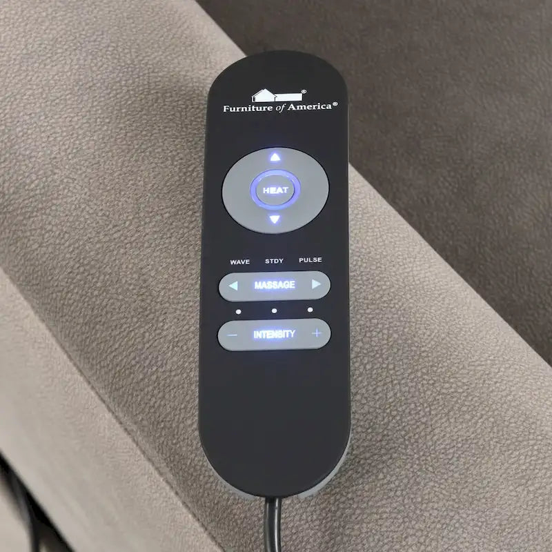 Furniture of America Mio Power Lift Assist Recliner with Massage, Heating and USB Port