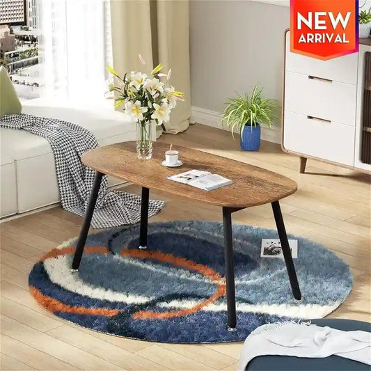 Folding Coffee Table Rustic Farmhouse Coffee Tables - 31.5 D x 15.7 W x 17.7 H