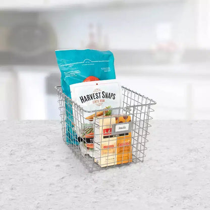 Spectrum Diversified Small Storage Basket Silver