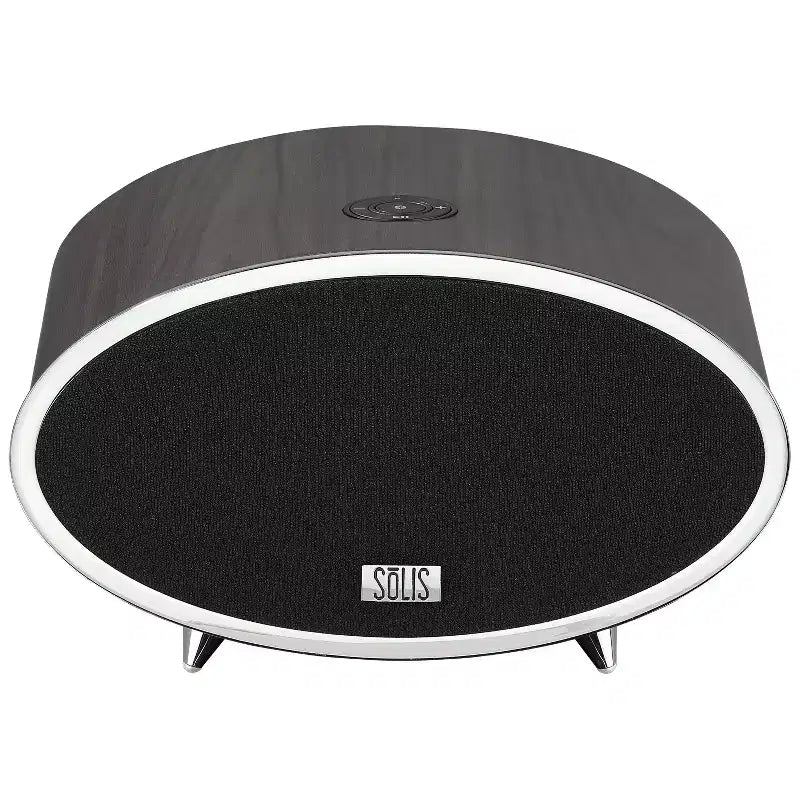 SOLIS Bluetooth/Wi-Fi Stereo Smart Speaker with Chromecast built-in - Dark Brown Wood (SO-6000): Wireless Audio Streaming, Bookshelf Design