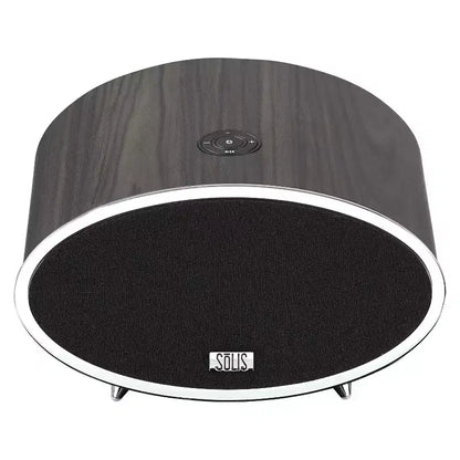 SOLIS Bluetooth/Wi-Fi Stereo Smart Speaker with Chromecast built-in - Dark Brown Wood (SO-6000): Wireless Audio Streaming, Bookshelf Design