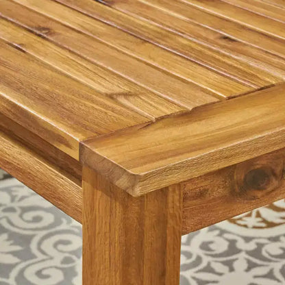 Set da pranzo espandibile 7 pezzi Hayes in legno e vimini: Struttura in acacia, rattan PE - Christopher Knight Home