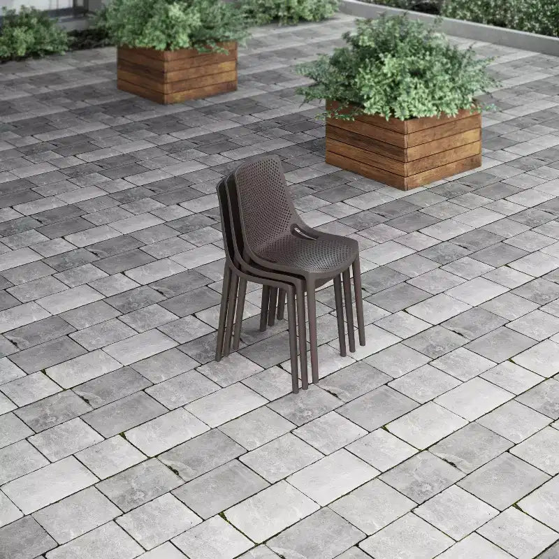 Amazonia Ipanema 9pc Square Outdoor Patio Dining Set Brown