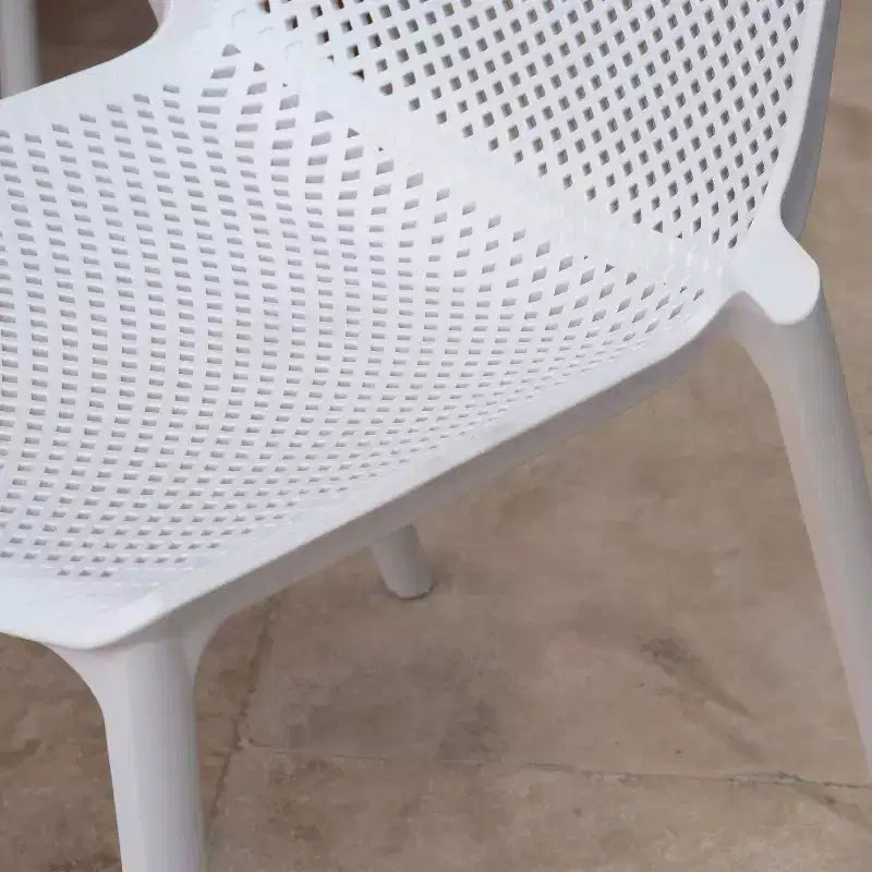 Amazonia Ipanema 9pc Square Outdoor Patio Dining Set White