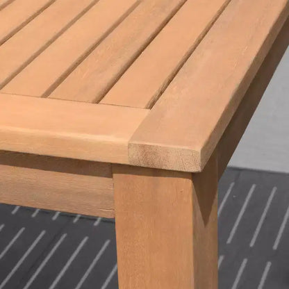 Amazonia Beijo 7pc Rectangular Outdoor Patio Dining Set White