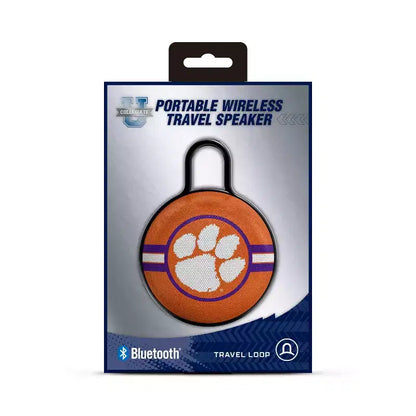 NCAA Clemson Tigers Circle Clip Speaker