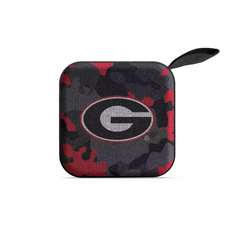 NCAA Georgia Bulldogs Bluetooth Portable Speaker with FM Radio: USB & MicroSD Connectivity