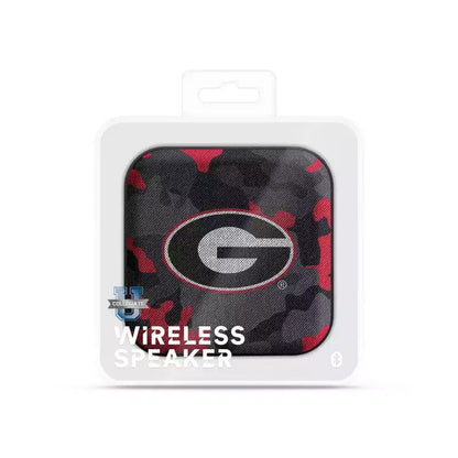 Altoparlante portatile Bluetooth NCAA Georgia Bulldogs con radio FM: connettività USB e MicroSD