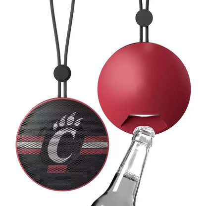 Cassa Bluetooth Portatile Circolare NCAA Cincinnati Bearcats