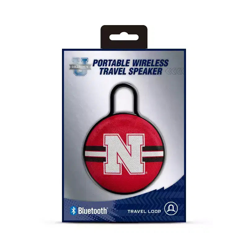 NCAA Nebraska Cornhuskers Circle Clip Speaker