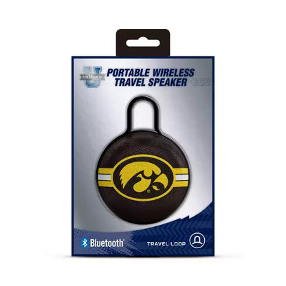 Altoparlante a clip circolare NCAA Iowa Hawkeyes