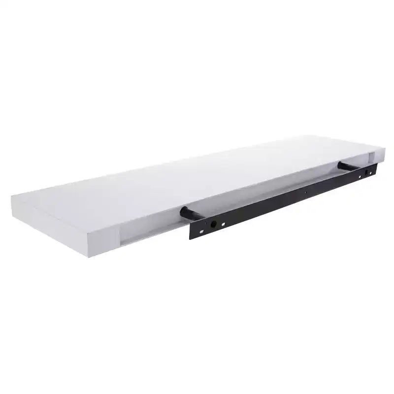 Kiera Grace 91,4 cm x 3,8 cm Mensola Flottante Stockholm Aberg con Luce LED Bianca: Arredamento Moderno a Parete in MDF, Nessun Montaggio Richiesto