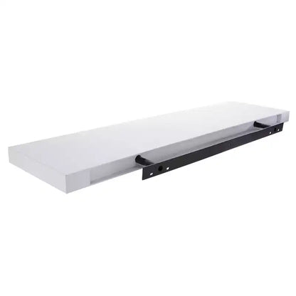 Kiera Grace 91,4 cm x 3,8 cm Mensola Flottante Stockholm Aberg con Luce LED Bianca: Arredamento Moderno a Parete in MDF, Nessun Montaggio Richiesto