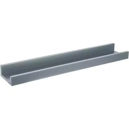 Kiera Grace 23"x4" Drea Wall Shelf Cloud Gray: MDF Floating Display, Includes Mounting Hardware