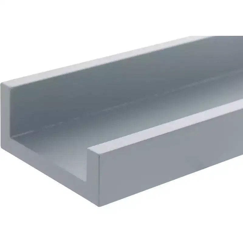 Kiera Grace 23"x4" Drea Wall Shelf Cloud Gray: MDF Floating Display, Includes Mounting Hardware
