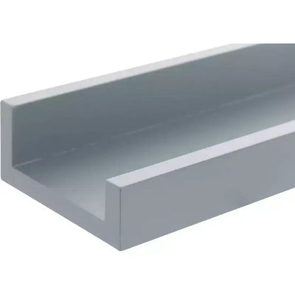 Kiera Grace 23"x4" Drea Wall Shelf Cloud Gray: MDF Floating Display, Includes Mounting Hardware