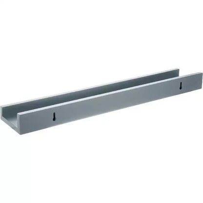 Kiera Grace 23"x4" Drea Wall Shelf Cloud Gray: MDF Floating Display, Includes Mounting Hardware
