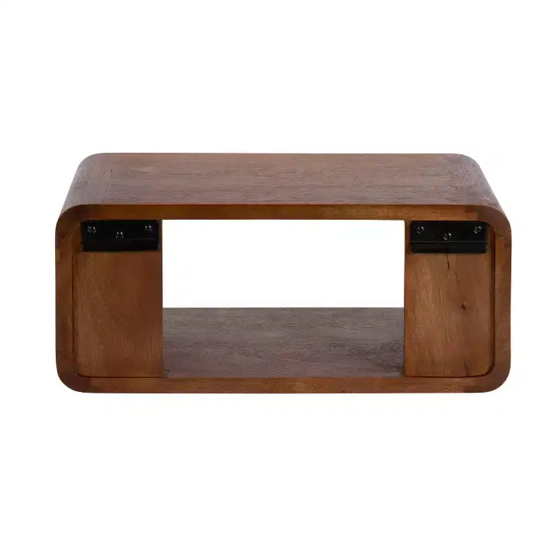 Kate & Laurel All Things Decor 18"x10"x8" Deguara Floating Shelf Walnut Brown