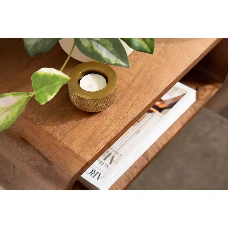 Kate & Laurel All Things Decor 18"x10"x8" Deguara Floating Shelf Walnut Brown