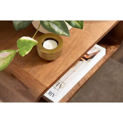 Kate & Laurel All Things Decor 18"x10"x8" Deguara Floating Shelf Walnut Brown