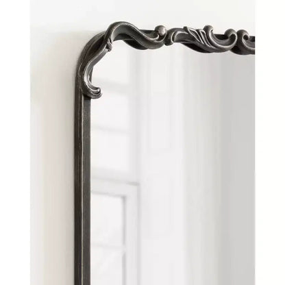 Kate & Laurel All Things Decor Specchio da parete con cornice Brazelton 50x68 cm, nero