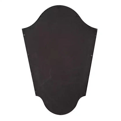 Howard Elliott 41.5"x29" Arched Wall Mirror with Matte Gray Iron Frame: Modern Style, No Assembly, Wall Mount