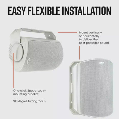 Polk Audio Atrium 5 Altoparlanti da esterno per tutte le stagioni - Coppia