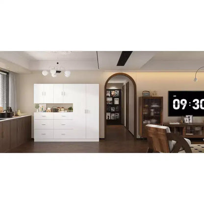 Set di mobili da cucina Famapy: Ampio spazio contenitivo, struttura solida e design elegante